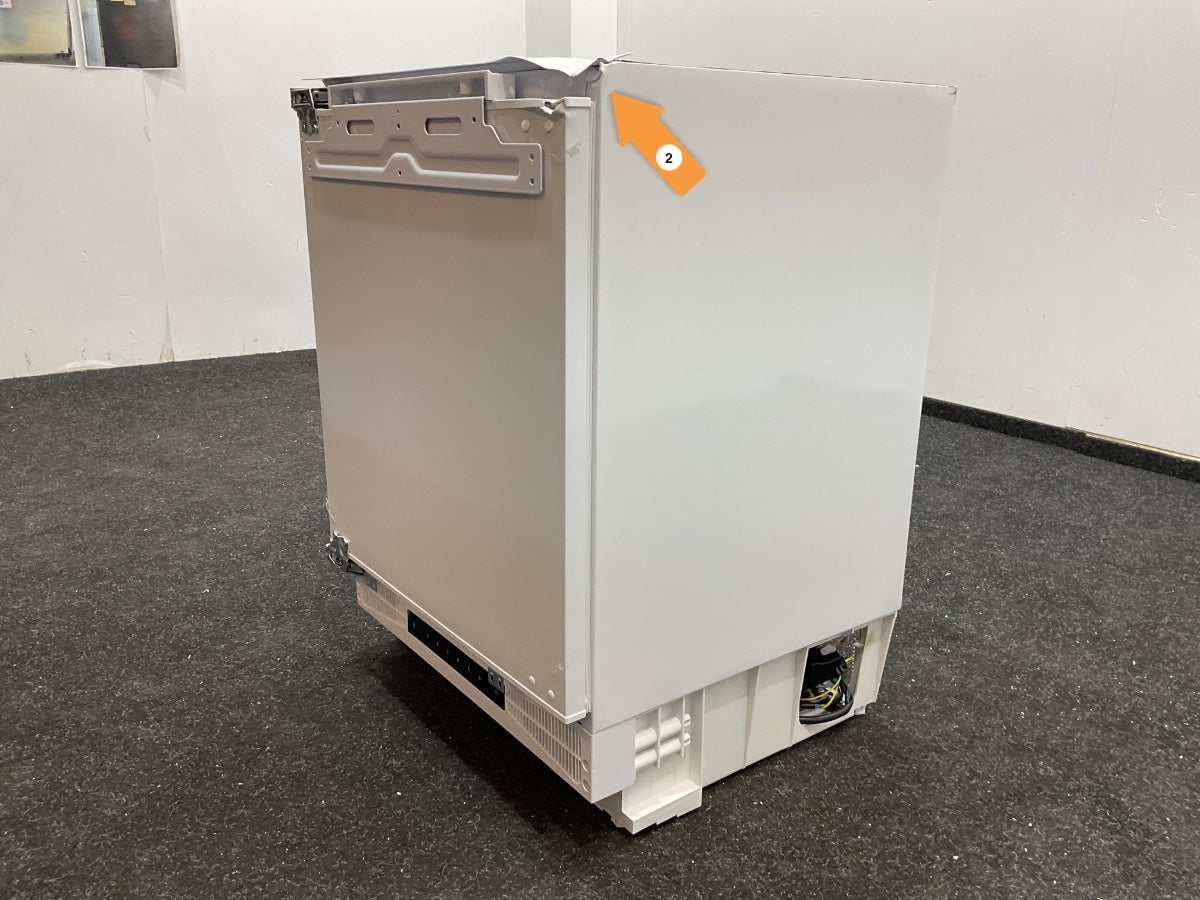 Inventum onder/inbouwvriezer IVR0822D - 82 cm -Deur-op-deur systeem
