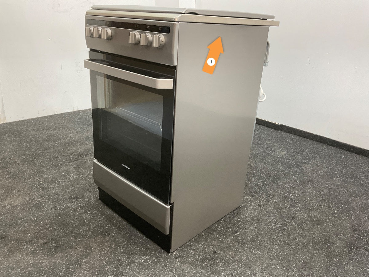 Inventum gasfornuis VFG5020GRVS - Elektrische oven