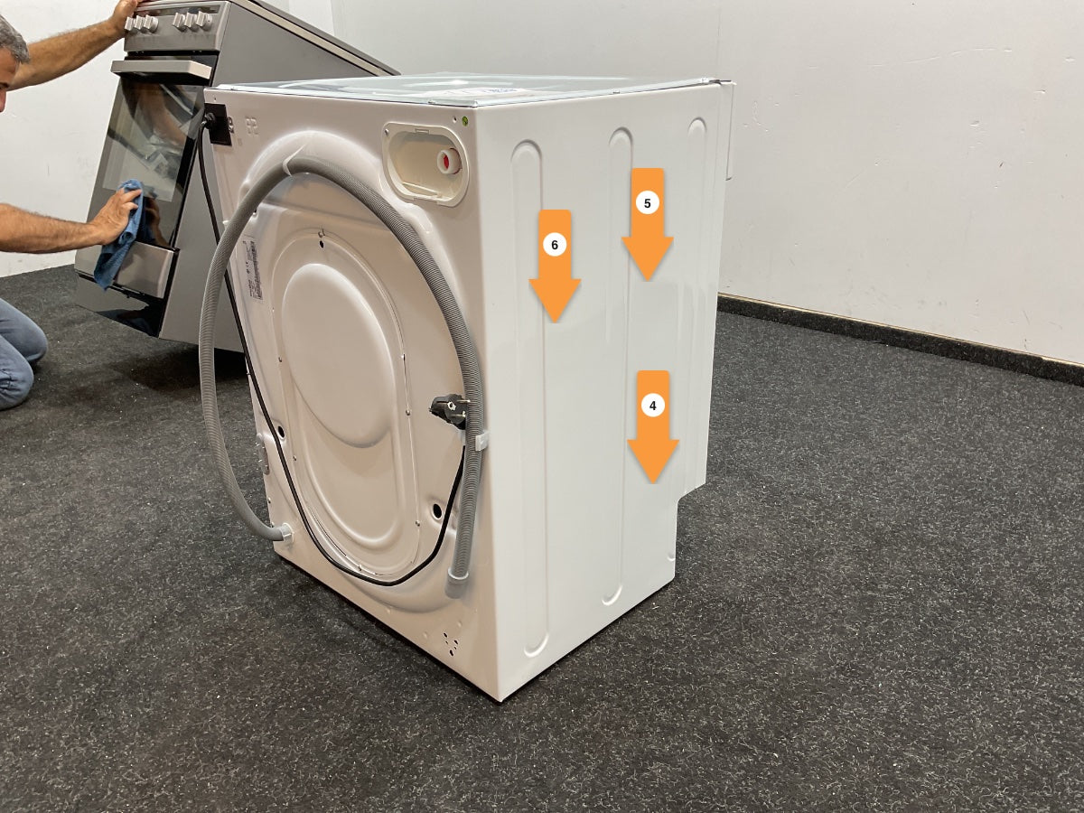Whirlpool inbouw was-droogcombinatie BI WDWG 961485 EU - 9 kg/6kg - Wit