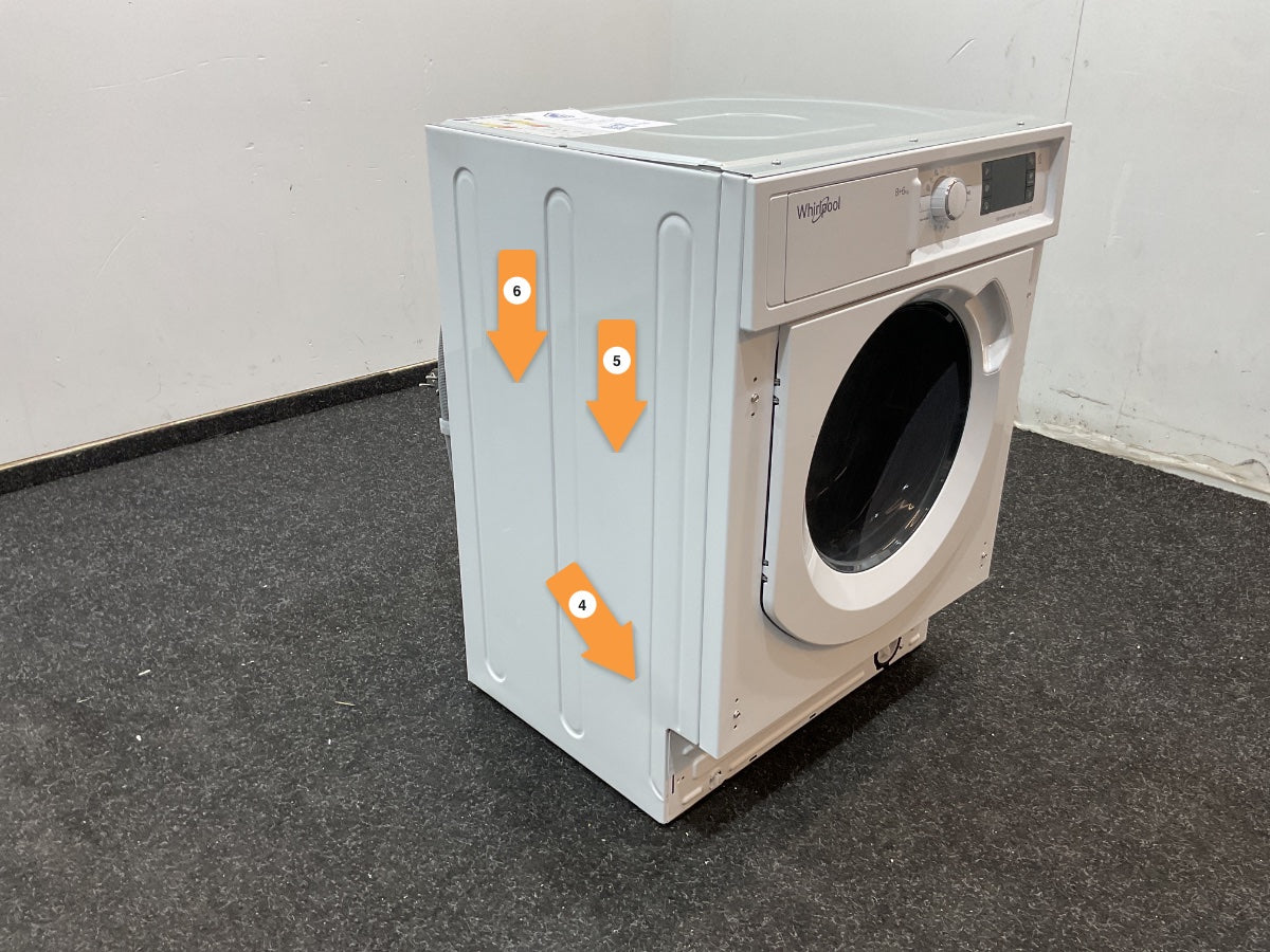 Whirlpool inbouw was-droogcombinatie BI WDWG 961485 EU - 9 kg/6kg - Wit
