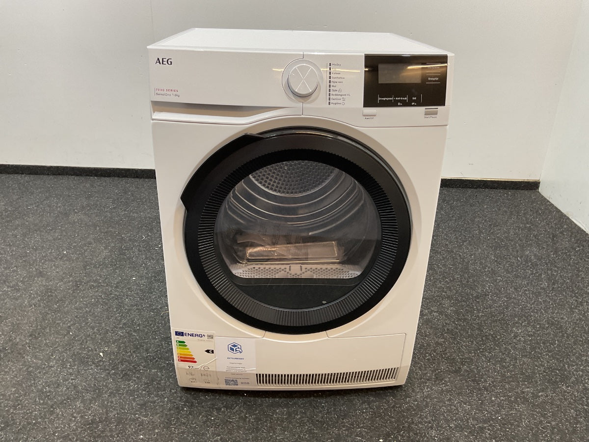 AEG warmtepompdroger TR7386T4B - 7000 serie 