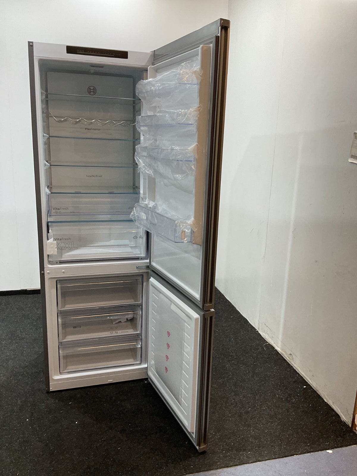 Bosch koelkast KGN492IAF - breed 70 cm - RVS