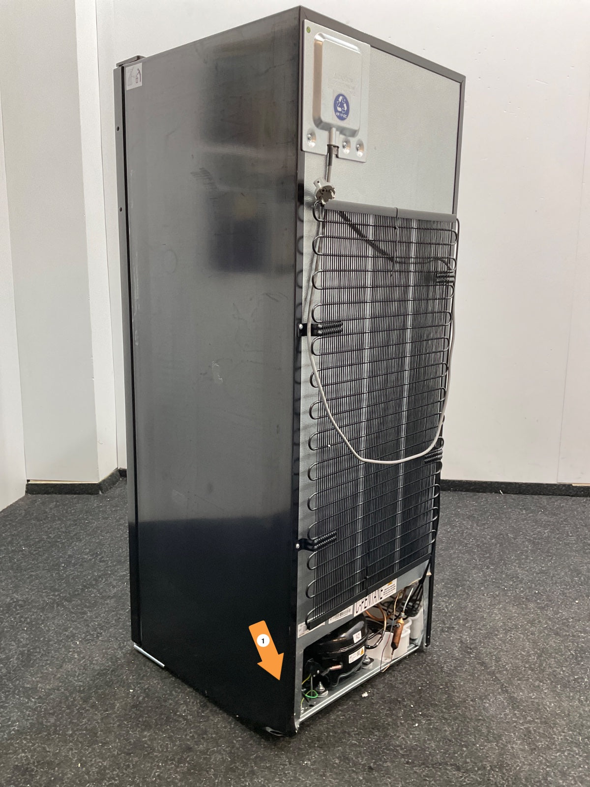 Inventum vrieskast VR1430B - Vrijstaand - Zwart