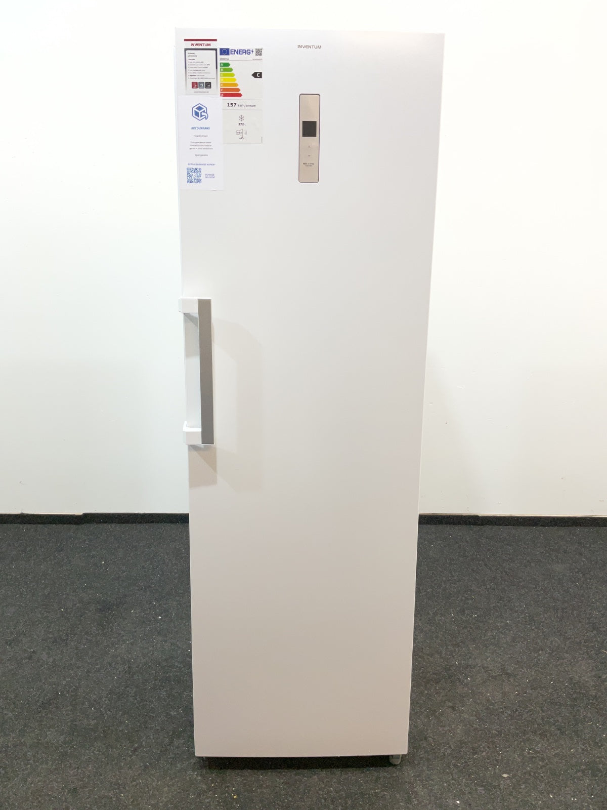 Inventum vrieskast VR1850W - Tot -15°C - Wit