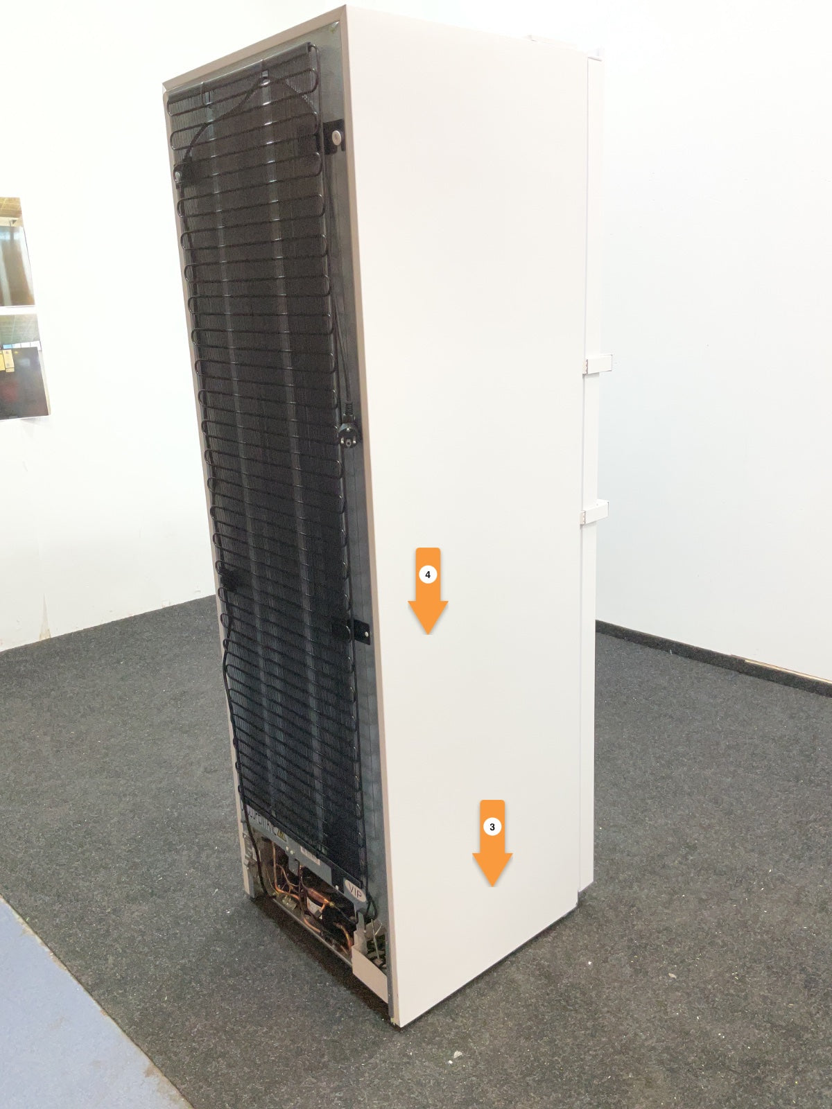 Inventum vrieskast VR1850W - Tot -15°C - Wit