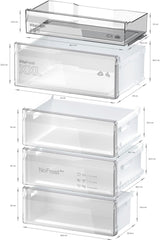 Bosch koelkast KGN492LDF - Serie 4 - Extra breed - RVS
