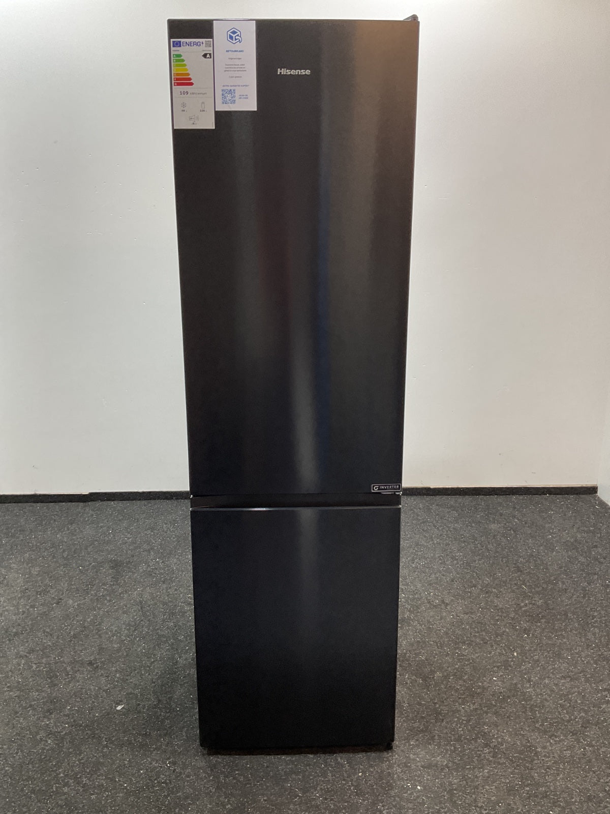 Hisense koelkast RB440N4AFA - No Frost - Zwart