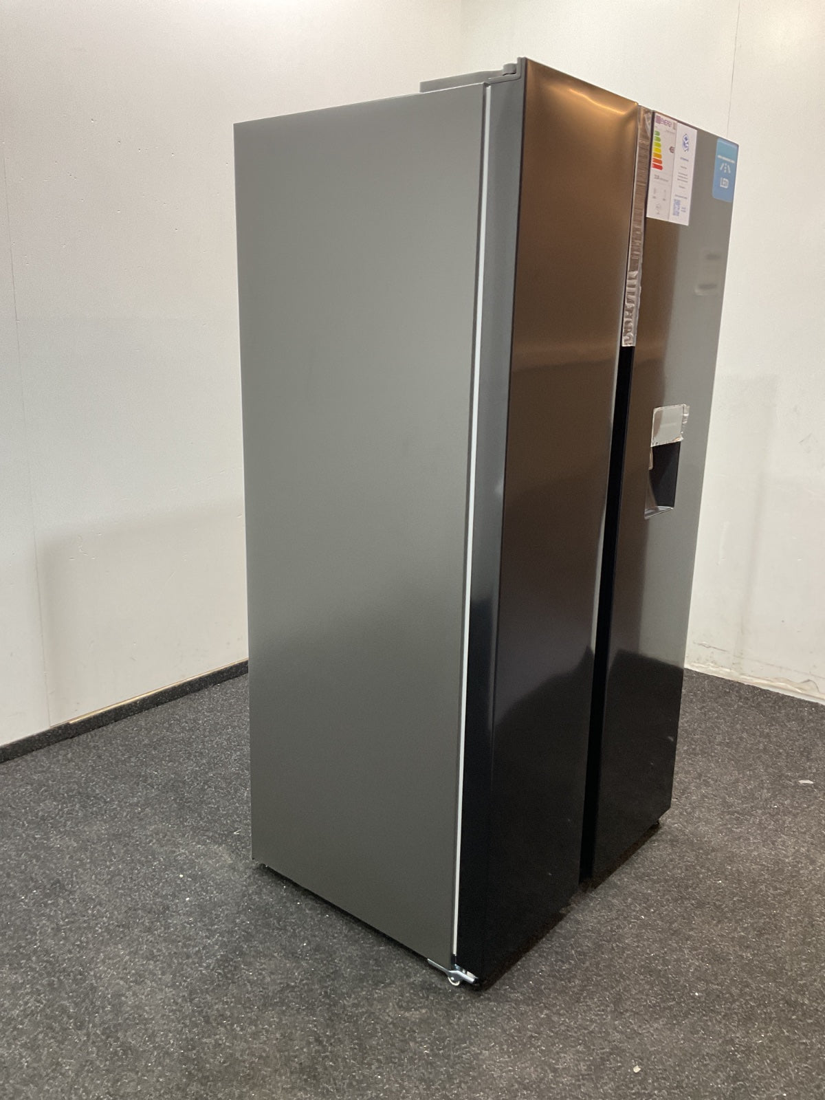 Frilec Amerikaanse Koelkast BONNSBS-680-WS-040CB - Vrijstaand - Zwart