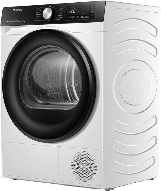 Hisense warmtepompdroger DH3S902BWCC - 9 kg - Vrijstaand