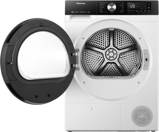 Hisense warmtepompdroger DH3S902BWCC - 9 kg - Vrijstaand