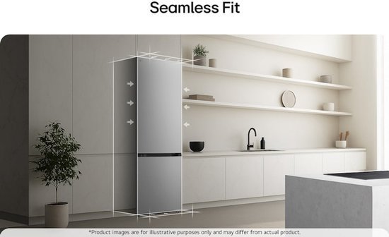 LG koelkast GBBS322CPY - Vrijstaand - Zilverkleurig