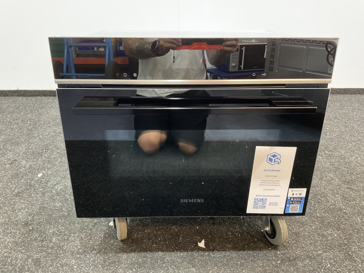 Siemens inbouw bakoven met magnetron CM776G1B1 - iQ700