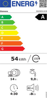 Siemens inbouw vaatwasser SN55ES12CE - iQ500 