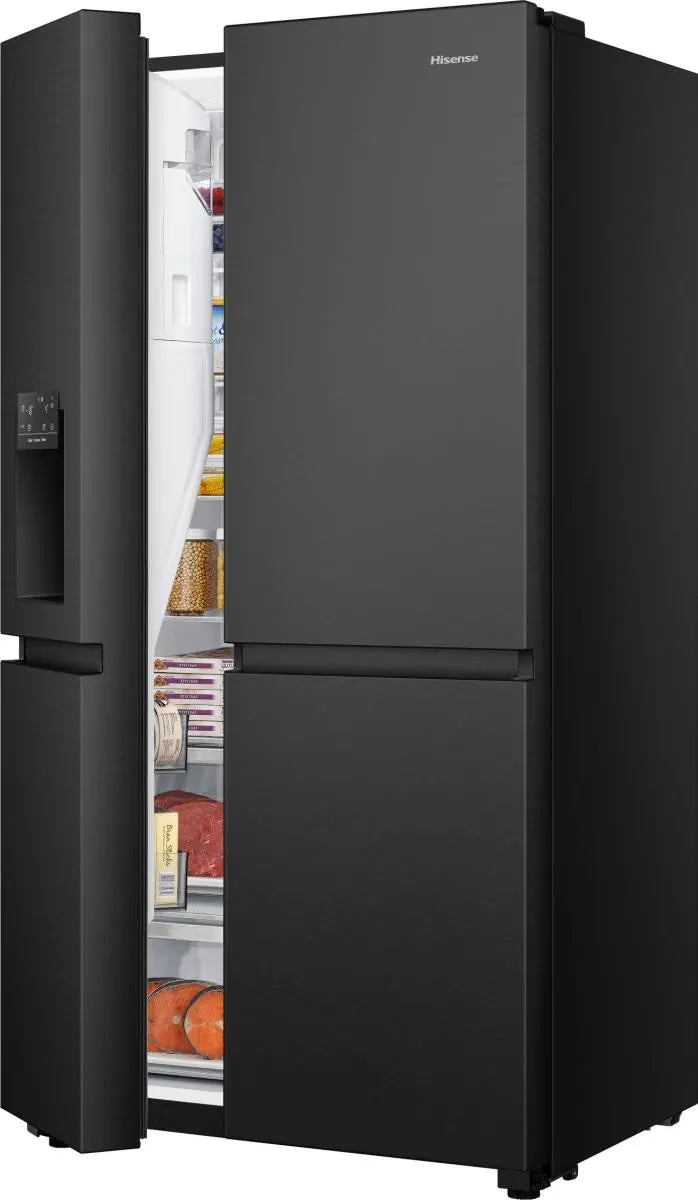Hisense Amerikaanse koelkast RS818N4IFD - Zwart
