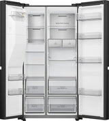 Hisense Amerikaanse koelkast RS818N4IFD - Zwart