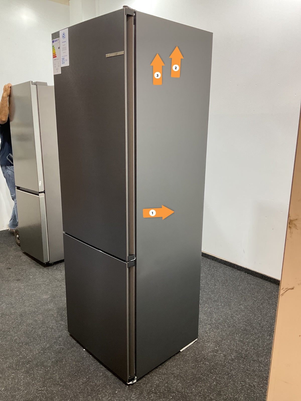 Bosch koelkast KGN492XCF - Serie 4 - Zwart