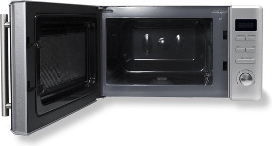 Inventum solo-magnetron MN207S - Vrijstaand - RVS/Zwart