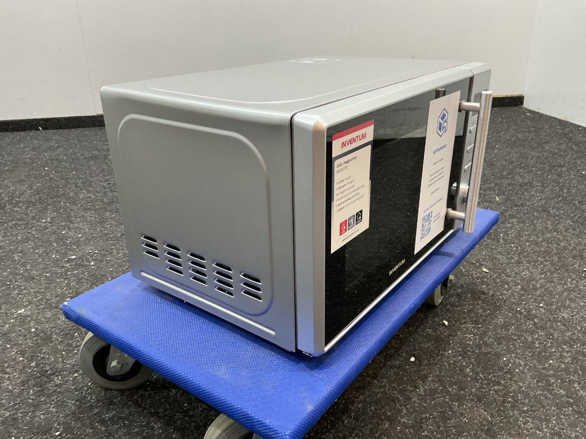 Inventum solo-magnetron MN207S - Vrijstaand - RVS/Zwart