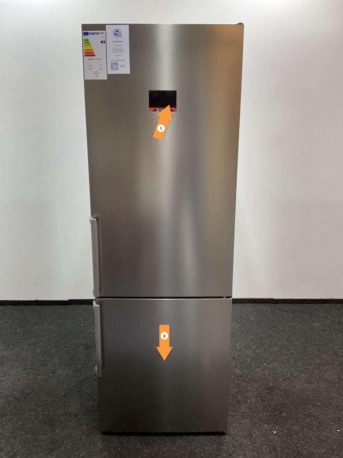 Bosch koelkast KGN49AIBT - Serie 6 - RVS 