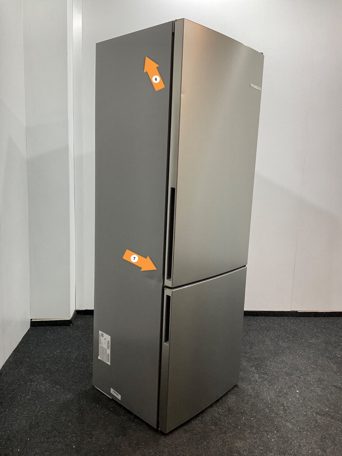 Bosch koelkast KGE49AICA - vrijstaand - RVS