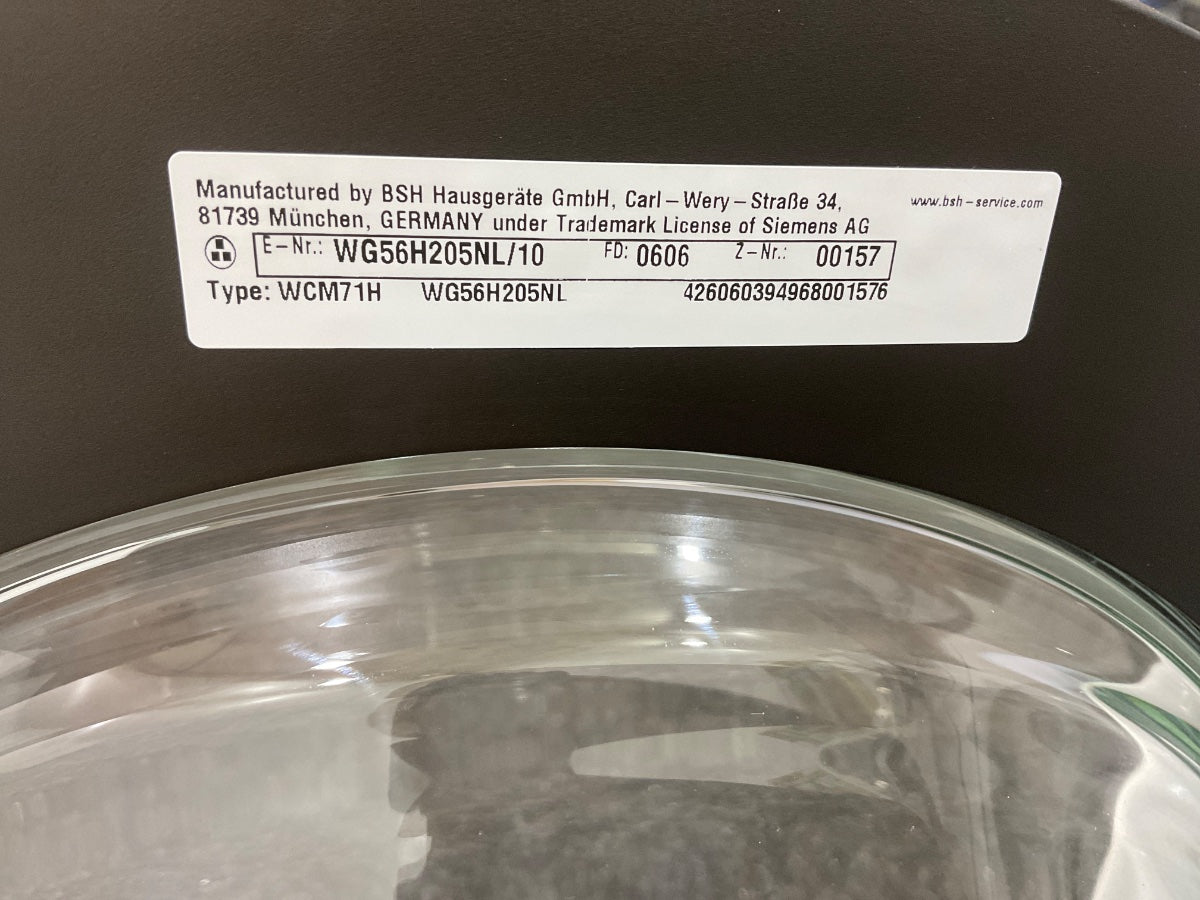 Siemens wasmachine WG56H205NL - iQ500 - 10 kg