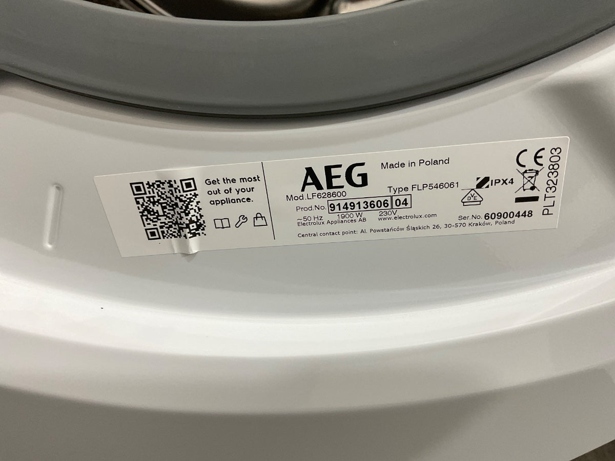 AEG wasmachine LF628600 - 6000 serie - ProSense