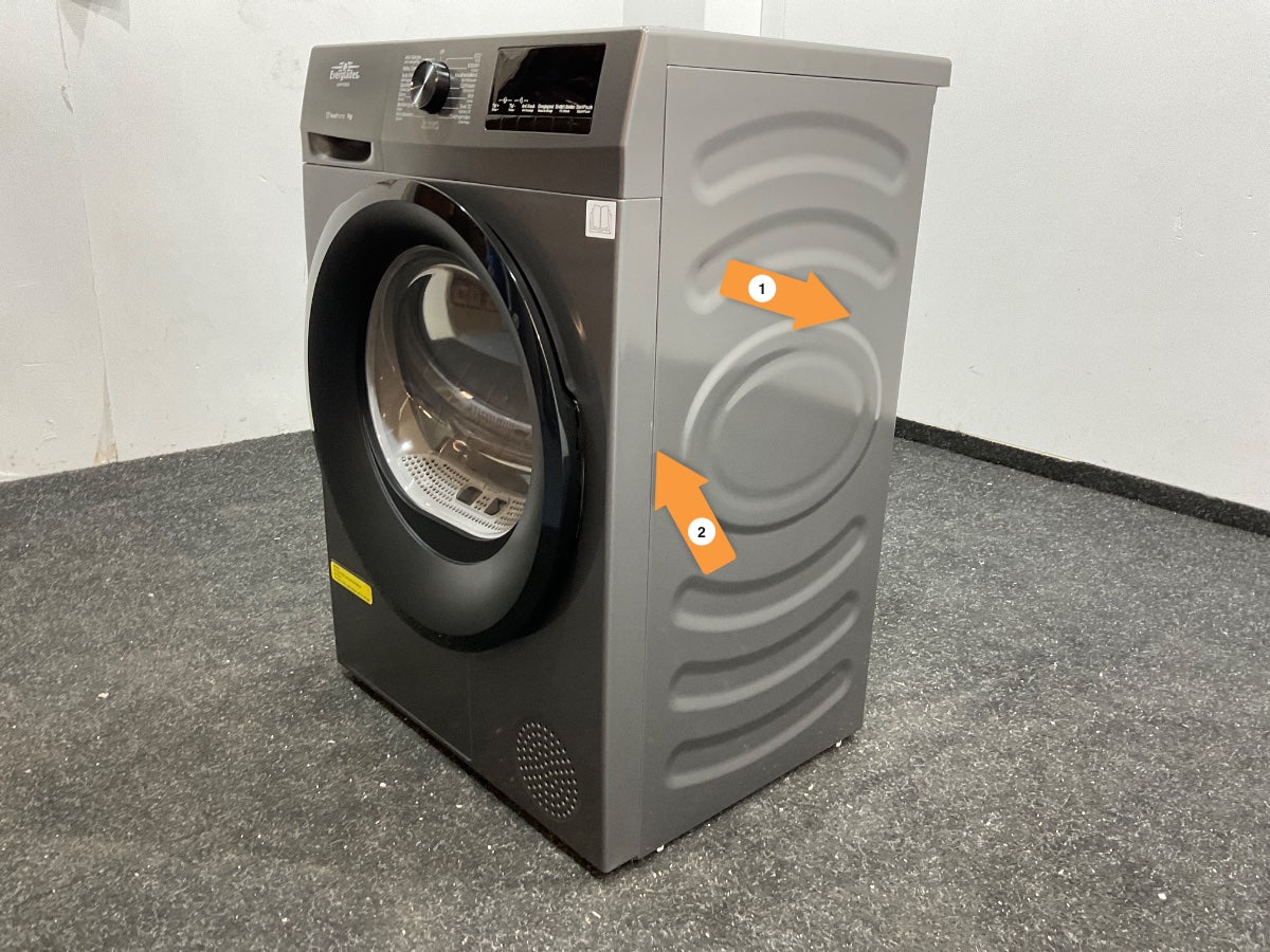 Everglades warmtepompdroger EVHP7056DG - Titanium Grijs