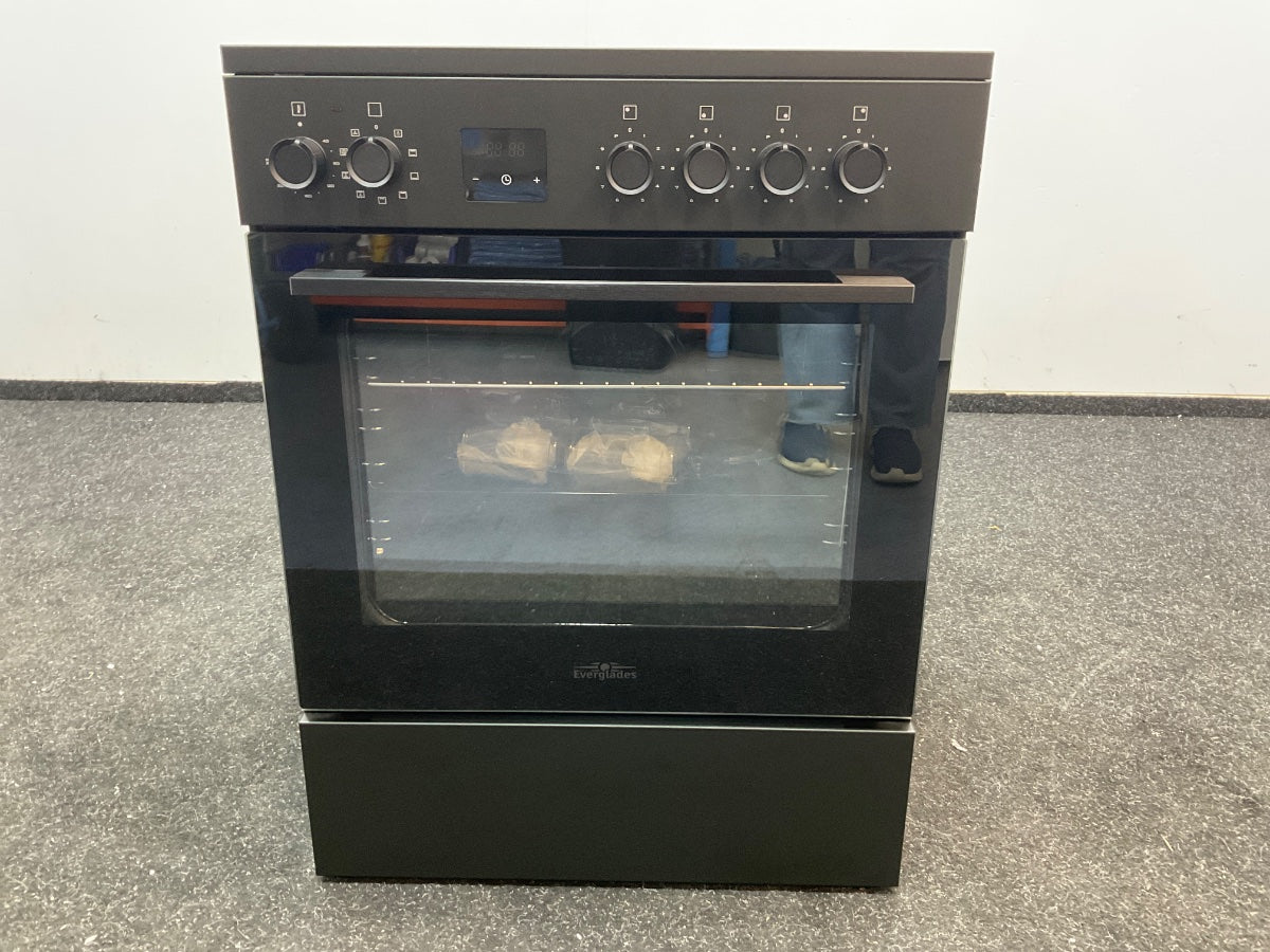 Everglades inductiefornuis EVCK6250 Pro Line - Mat Zwart