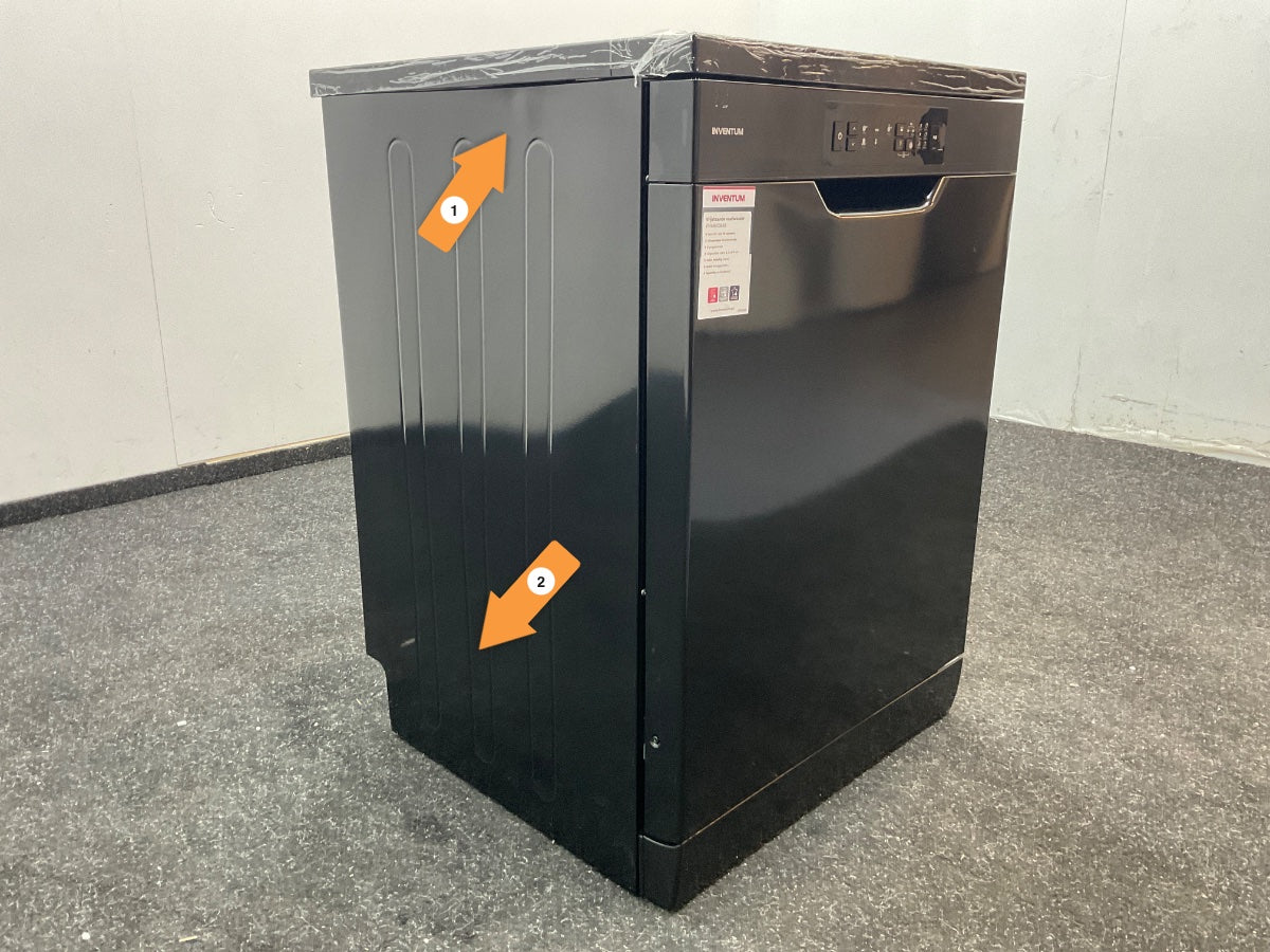 Inventum vaatwasser VVW6008AB - Vrijstaand - Zwart