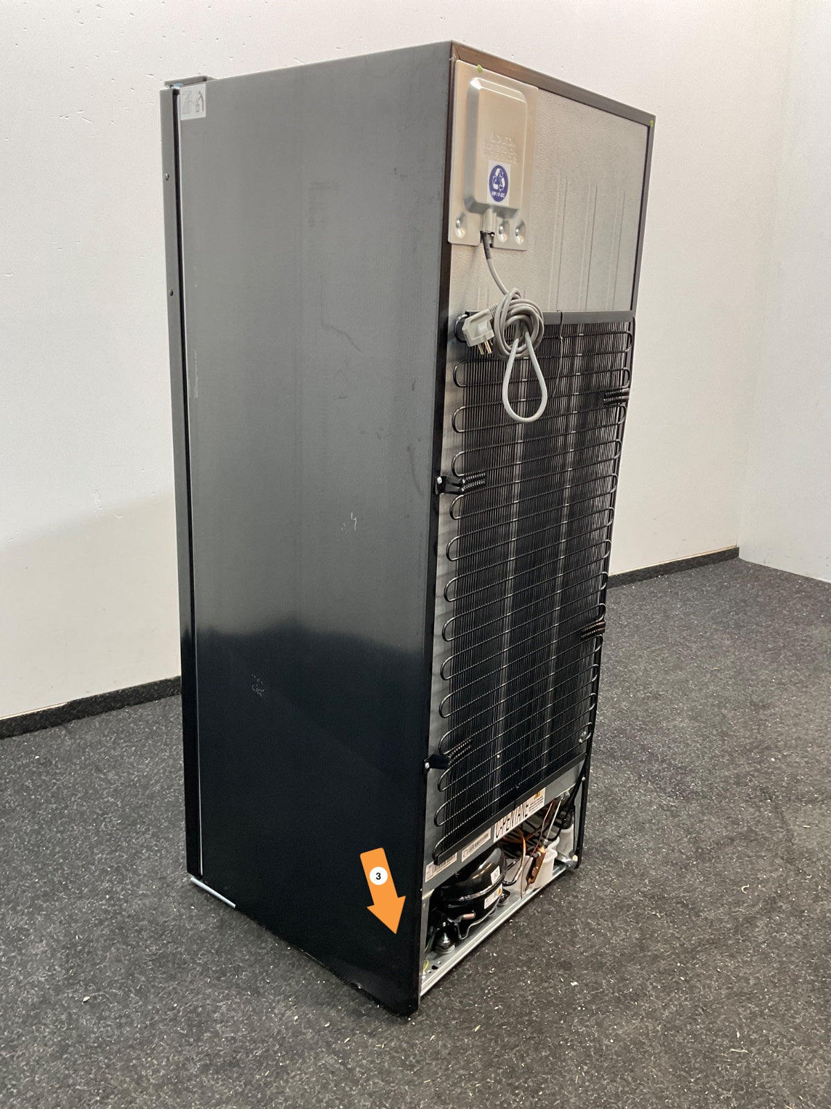 Inventum vrieskast VR1430B - Vrijstaand - Zwart