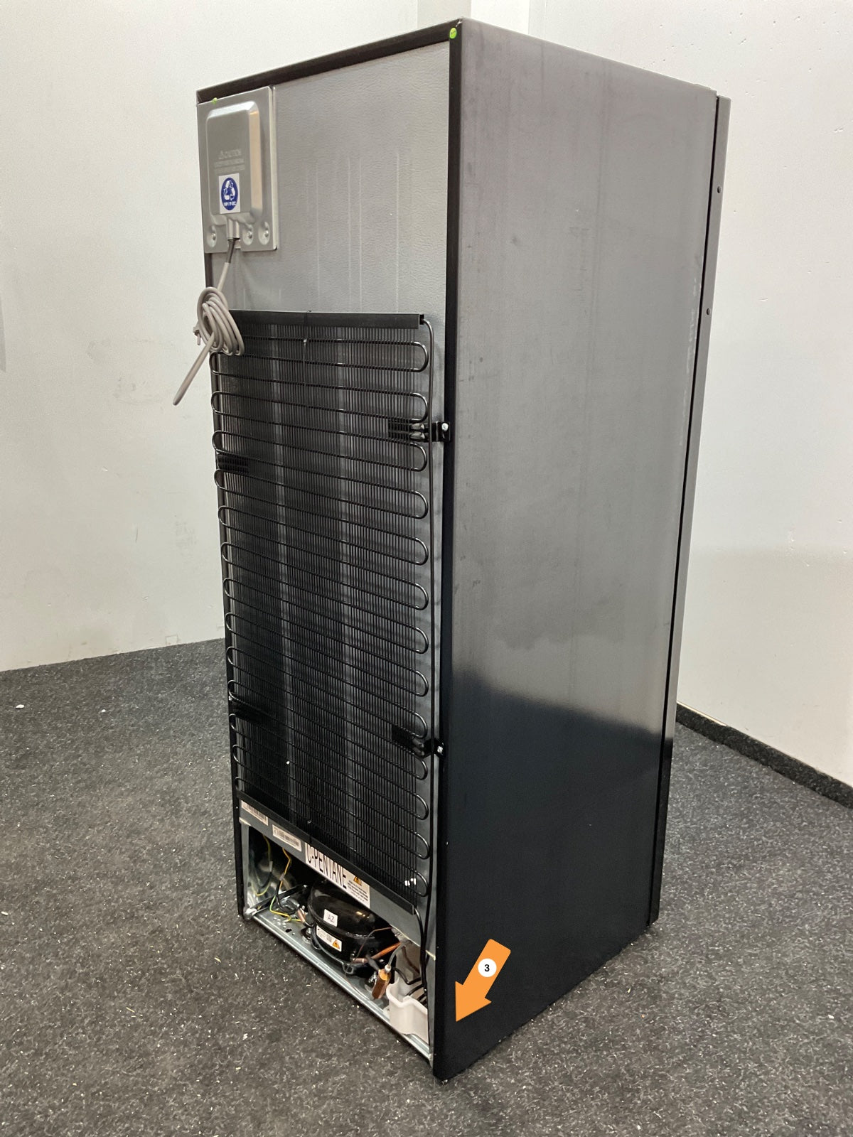 Inventum vrieskast VR1430B - Vrijstaand - Zwart
