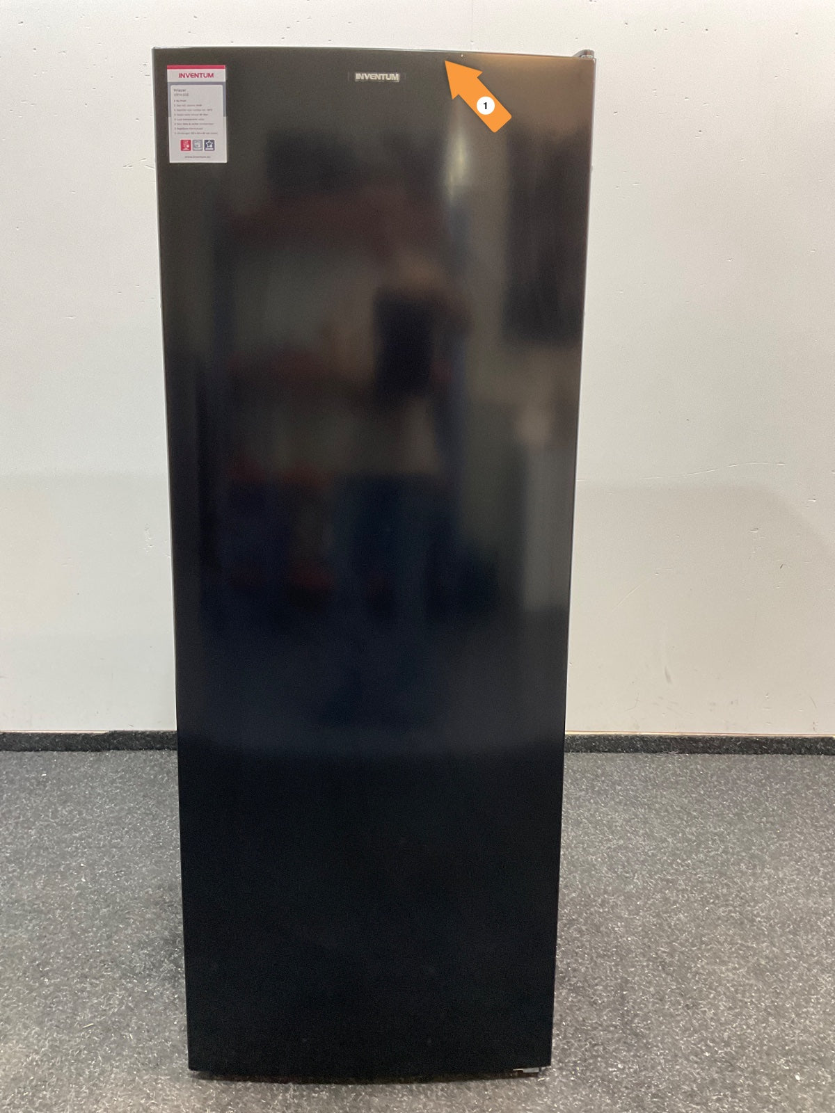 Inventum vrieskast VR1430B - Vrijstaand - Zwart