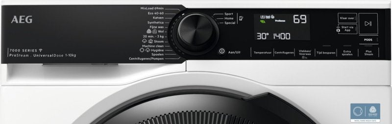 AEG wasmachine LR7604UC4 7000 ProSteam - Wit