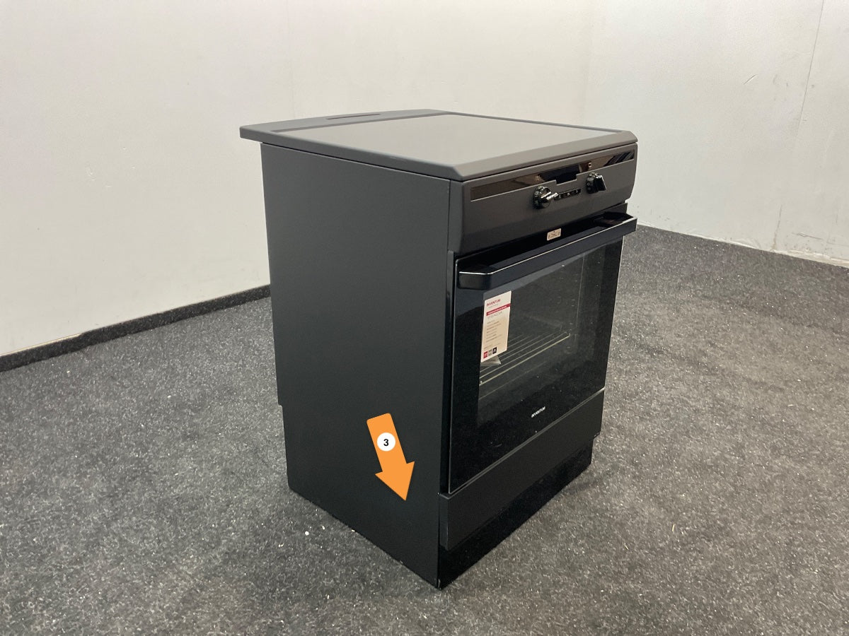 Inventum inductie fornuis VFI6042ZWA - Zwart
