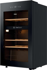 Haier wijnkoelkast HWS32GDG - 32 flessen - Zwart