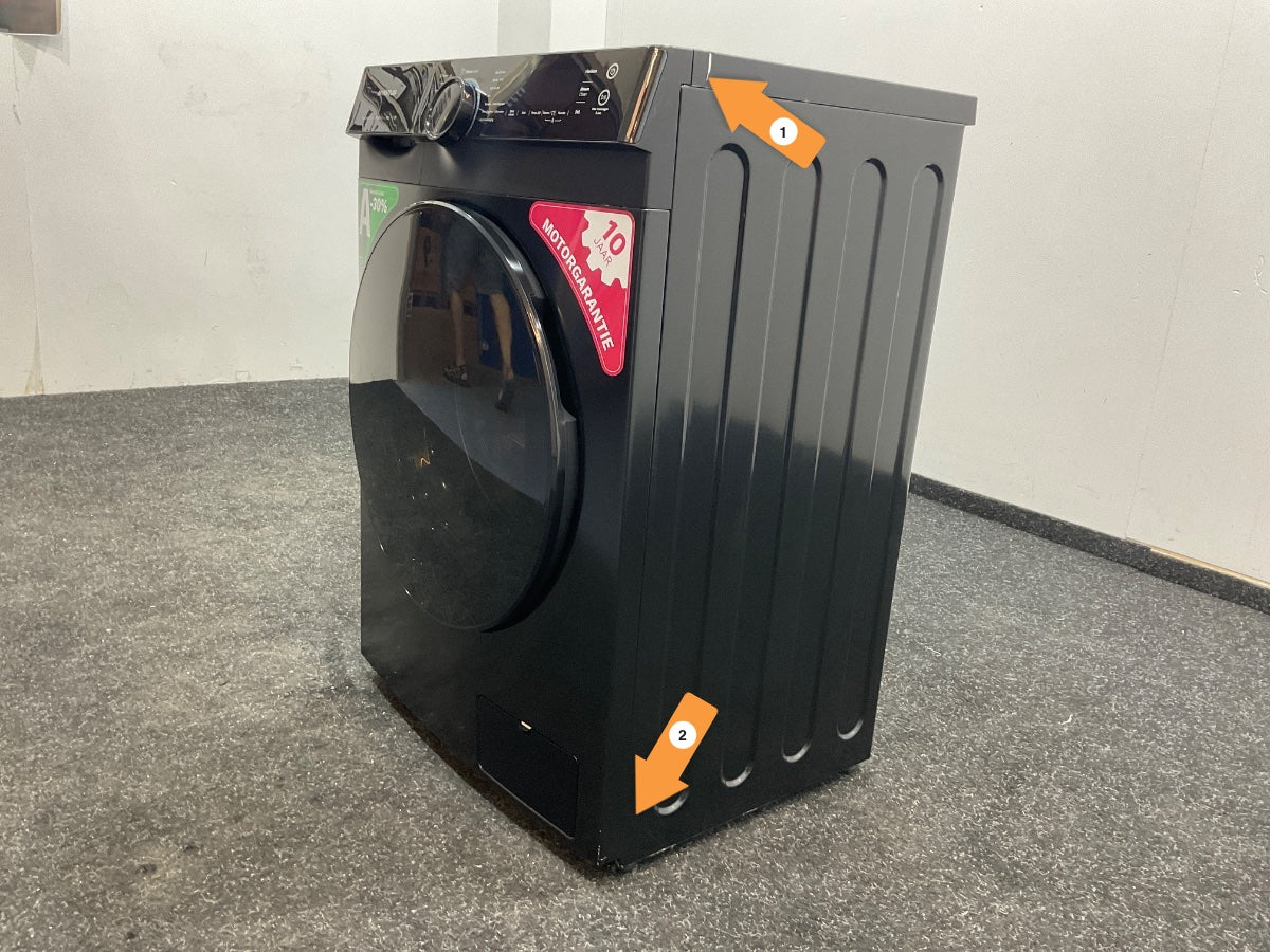 Inventum wasmachine VWM8030B - 8kg - Zwart