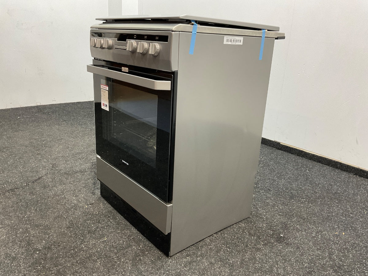 Inventum gasfornuis VFG6034WGRVS - Vrijstaand