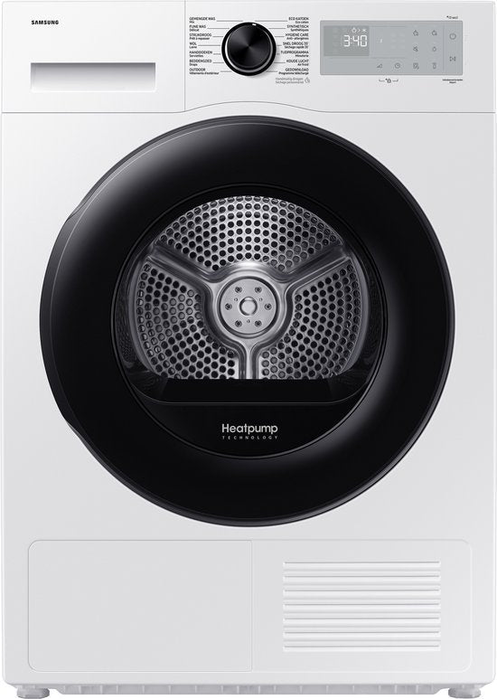 Samsung warmtepompdroger DV9UDG52A0AHEN - Wit - NL/FR