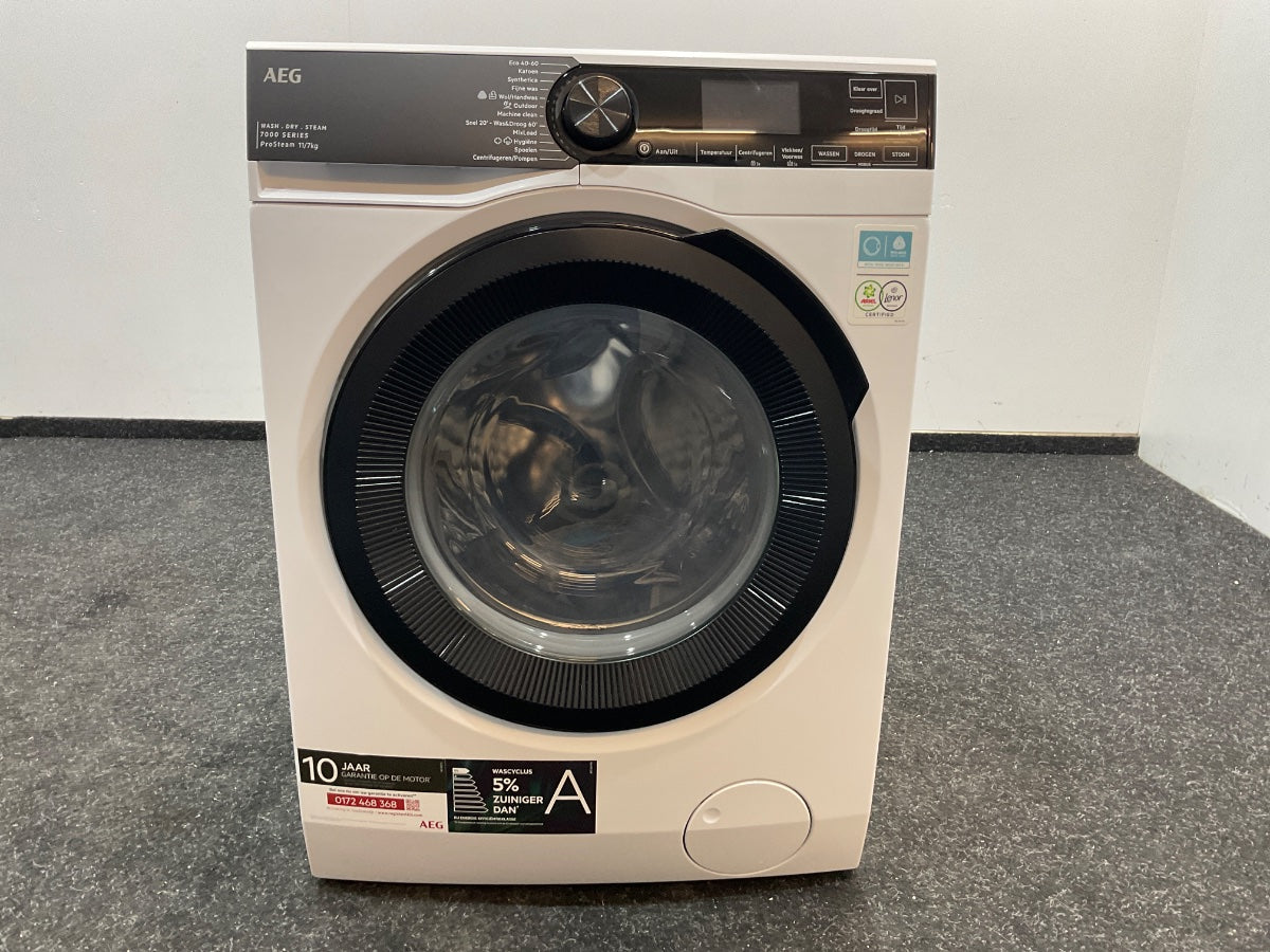 AEG was-droogcombinatie LWR76144 7000 ProSteam
