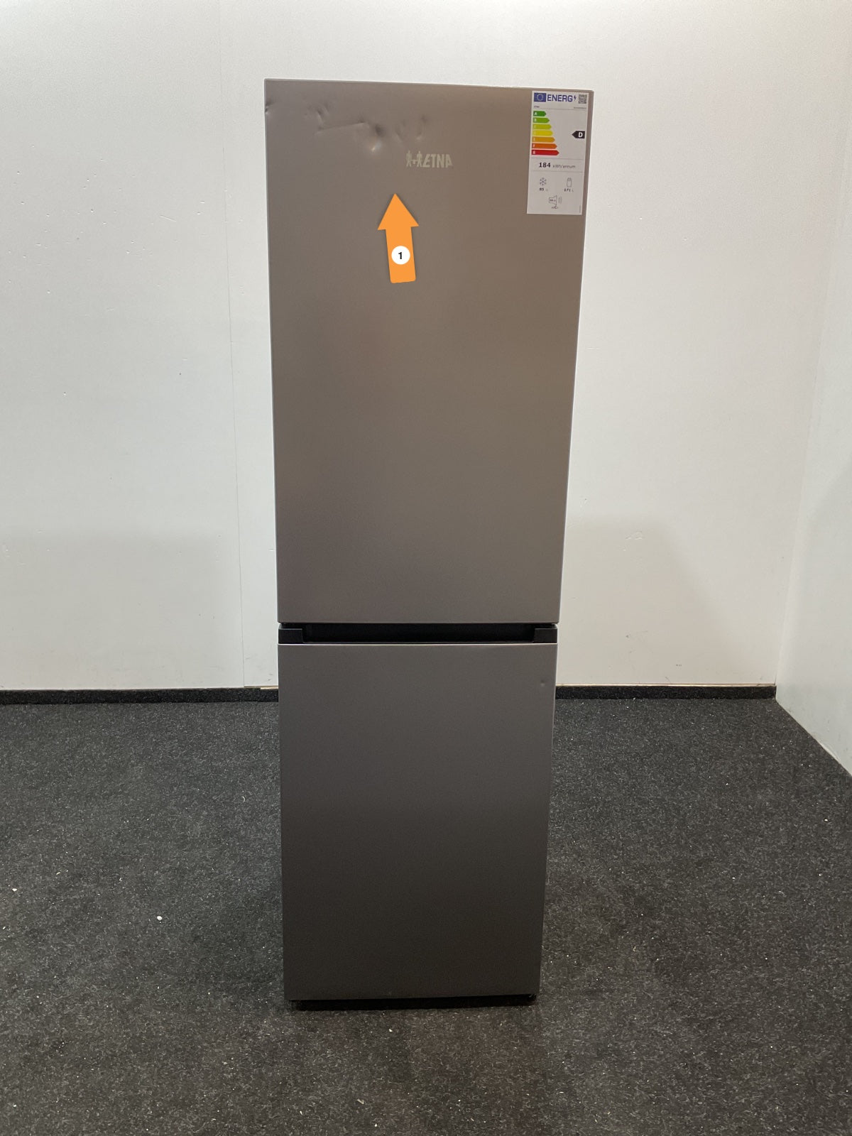 ETNA koelkast KCV282NRVS - RVS