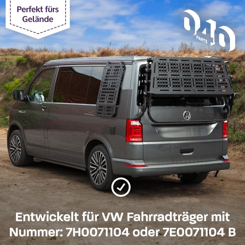 Mixcover 040 Parts Molle Board for VW T5 T6 T6.1 Bike Rack Cargo Carrier