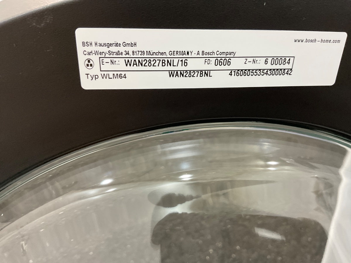 Bosch wasmachine WAN2827BNL - Serie 4 - met stoom 