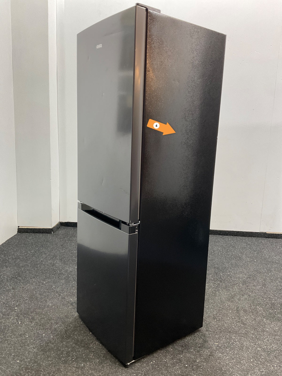 CHiQ koelkast FBM157L42 - Zwart RVS