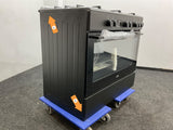 Everglades gasfornuis EVCK9020 - Mat Zwart - 90cm