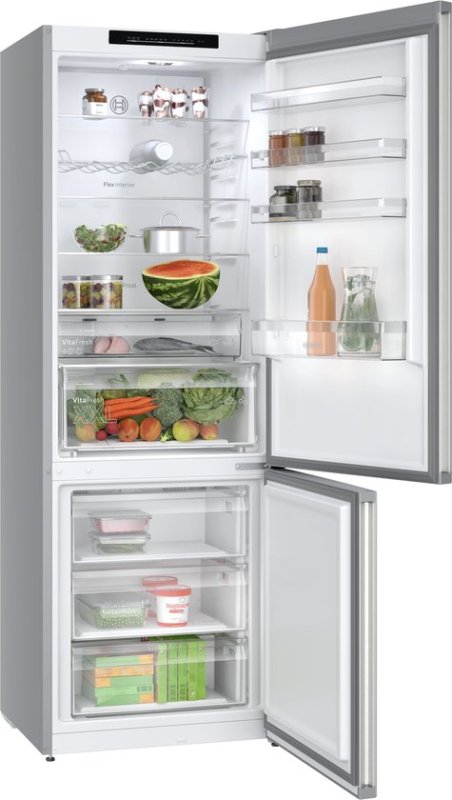 Bosch koelkast KGN492IAF - breed 70 cm - RVS