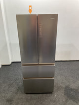 Haier koelkast HFR3718DNMM - 402L - RVS