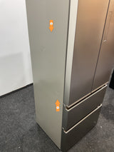 Haier koelkast HFR3718DNMM - 402L - RVS