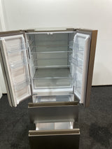 Haier koelkast HFR3718DNMM - 402L - RVS