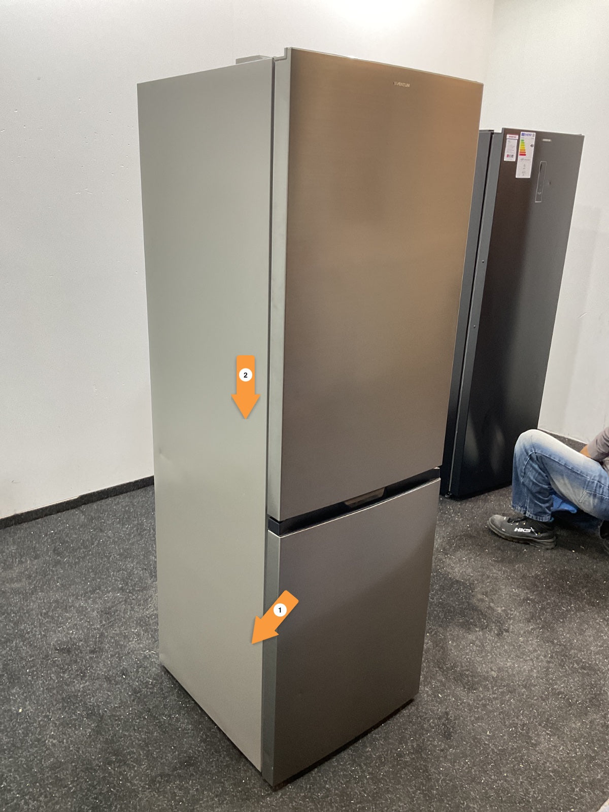 Inventum koelkast KV1840S - No Frost - RVS look