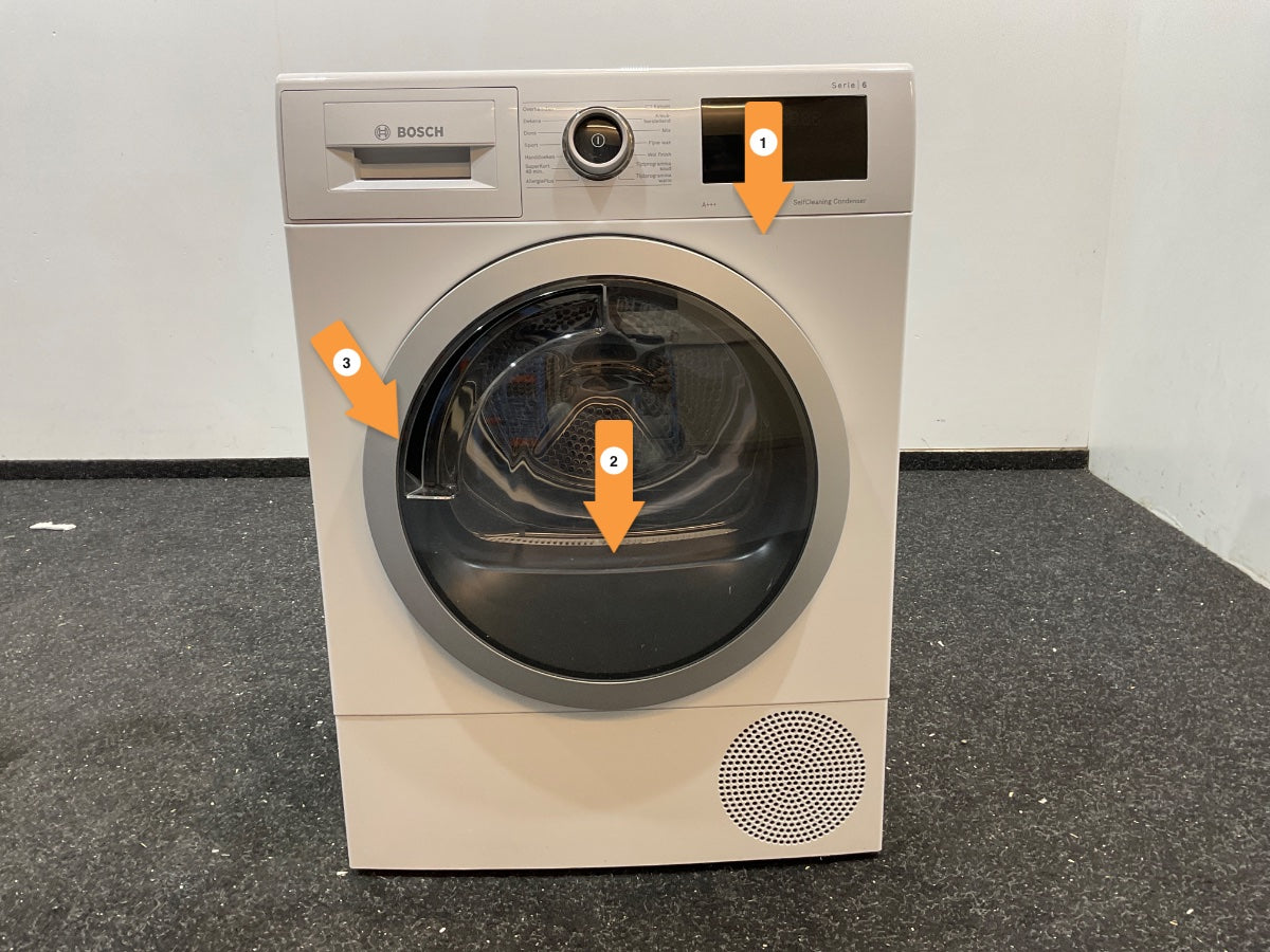 Bosch warmtepompdroger WTU87675NL - Wit 